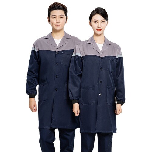 Dyed overall protective coveralls aprons for men and women workwear spring and autumn long length warehouse material handler anti-stain clothing wholesale