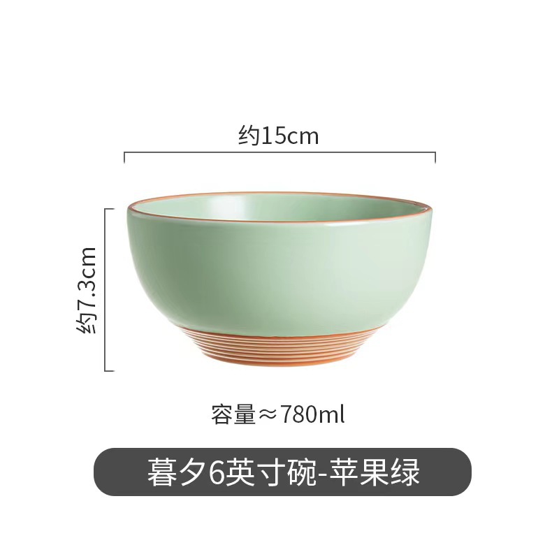 Simple cubiertos de cerámica nórdica crema doméstica platos de viento conjunto de platos de arroz anti-escaldado platos de pescado platos de platos al por mayor