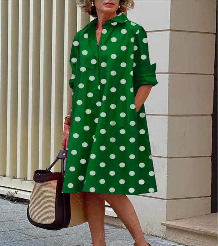 Spring Polka Dot Dress 6