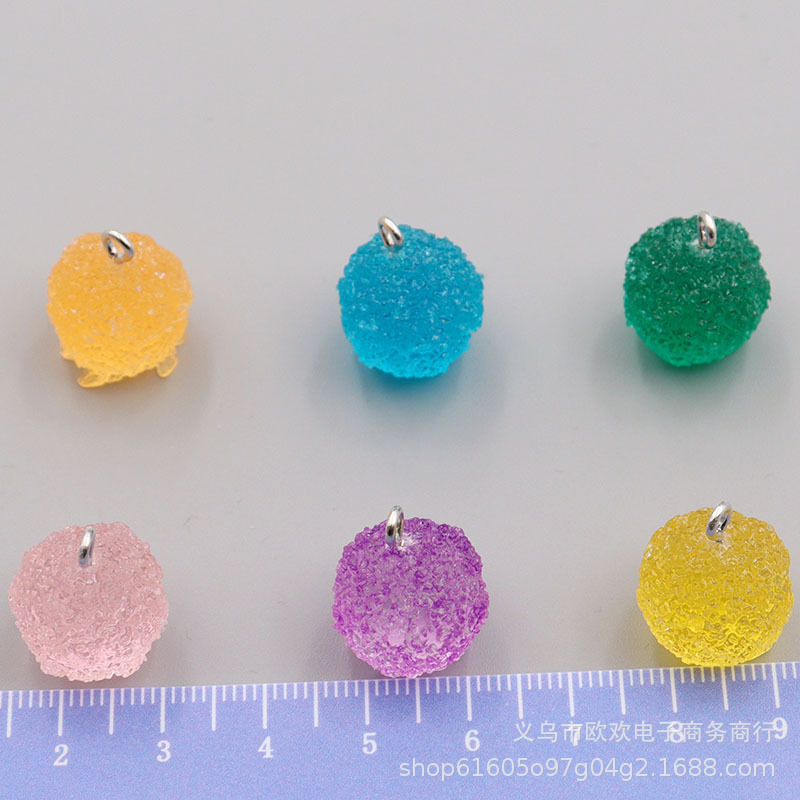 Artificial Food and Play Gummy Resin Candy Sugar Candy Bag Earrings Keychain Pendant DIY Accessories Accessories