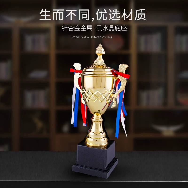 Металлический трофей для школьных игр, чемпион по баскетболу/футболу, награда чемпиона, студенческая честь, приз