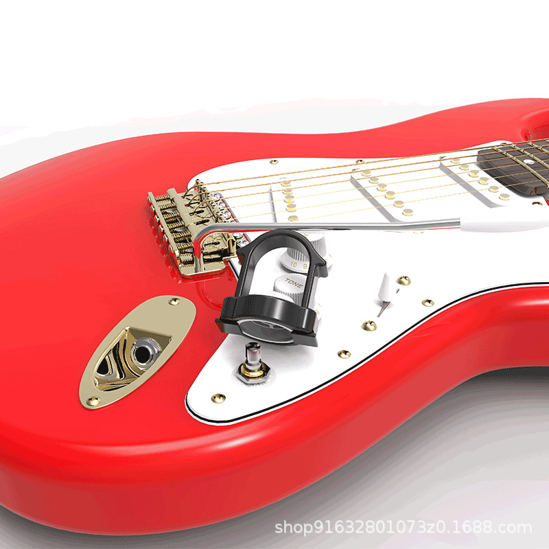 Guitarra eléctrica tire de la perilla código de tracción guitarra altavoz guardabarros externo perilla de guitarra eléctrica herramienta mango de extracción de reemplazo