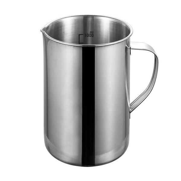 Measuring cup stainless steel scaled