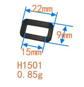 Venta directa de fábrica de hebillas cuadradas de plástico en blanco y negro en stock, hebillas rectangulares, hebillas de dos niveles, hebillas de ajuste para correas, hebillas de plástico a presión.