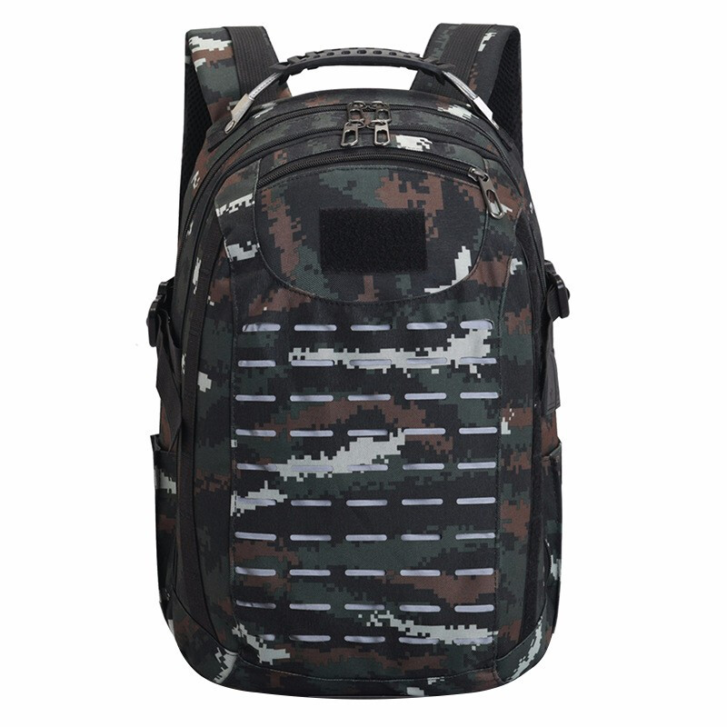 昊鹰 应急装备新款牛津布双肩包户外应急装备旅行背包登山包 黑彩