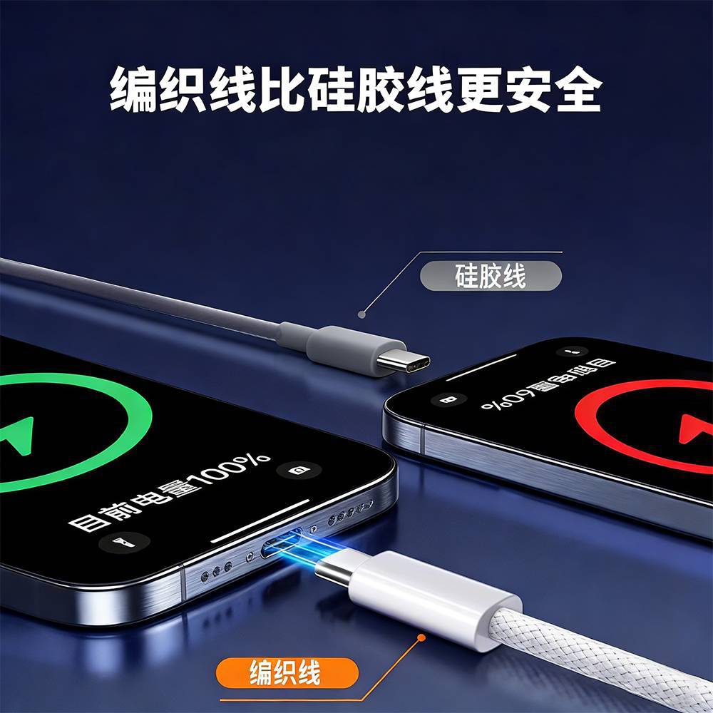 ����ֱ��60W������ ������С��iPhone15����߱�֯˫typec�����