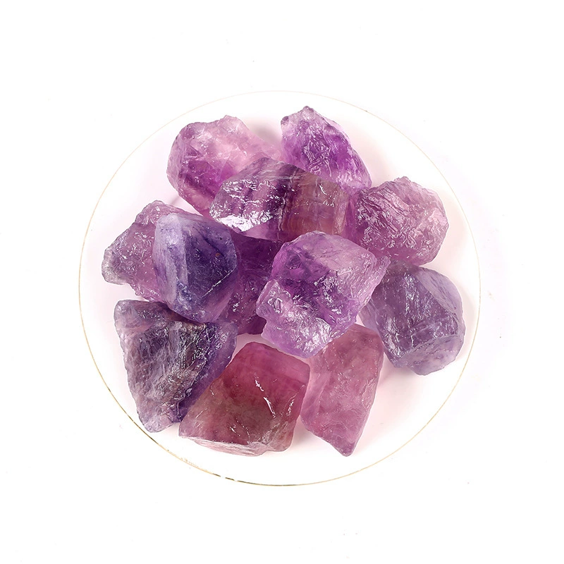 Organic natural ore with amethyst, ore sample