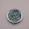Silver-bottom-silver base colorful diamond