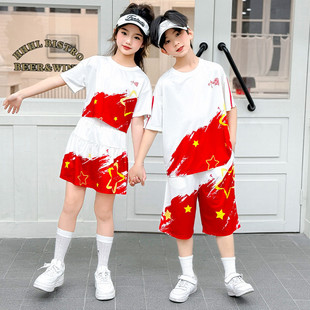 Children's School Uniforms 2025 New Medium and Large Kidsren's Summer Kindergarten Uniforms Boys and Girls Summer Sports Two-Piece Set
