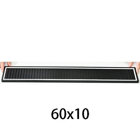 60*10CM 검정색 흰색 테두리