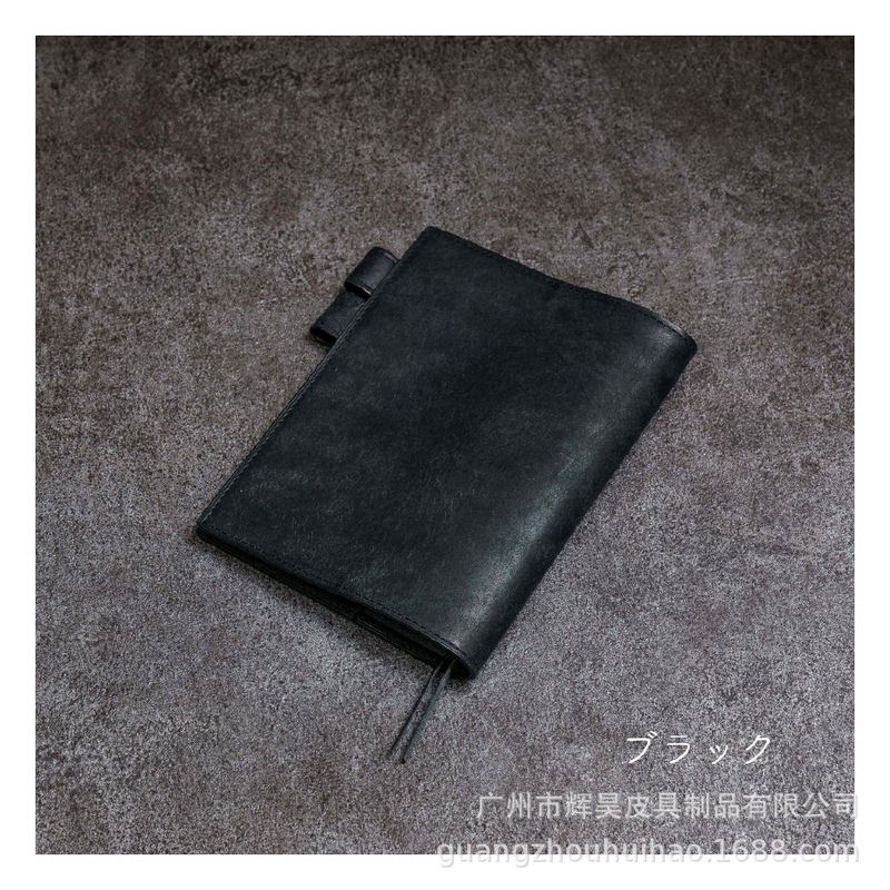 破菠萝真皮活页A8M5/A5A6A7手帐笔记本 磨砂Pueblo植鞣牛皮活页本|undefined