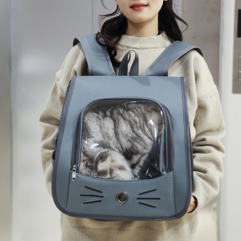 猫バッグ、ポータブルショルダーキャットバッグ、オールシーズン対応、通気性、抗ストレス猫ケージ、犬バッグ、ペットバックパック|undefined