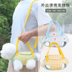 クロスボーダー多機能ペット外出ポータブルバッグ犬猫チェストバッククロスボディバッグビションテディ通気性ペット