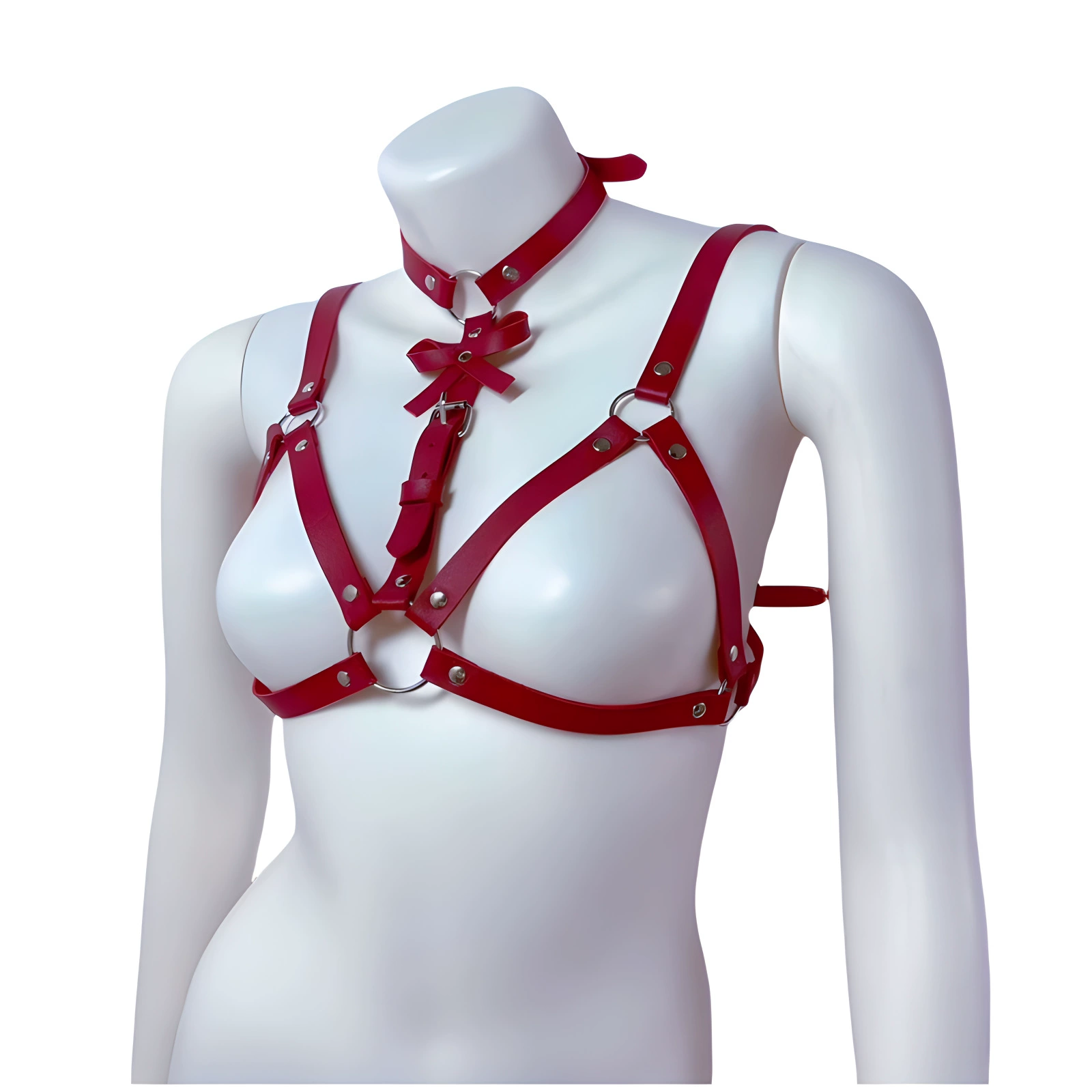 Chest strap, accessory, sexy harness, brace with bow