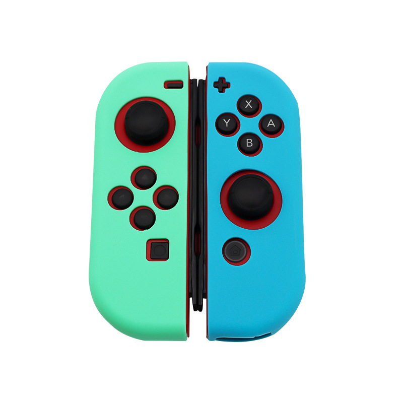 Switch-olde cubierta de silicona Joycon cubierta de protección switch-mano izquierda y derecha cubierta de silicona inyección de aceite de alta calidad