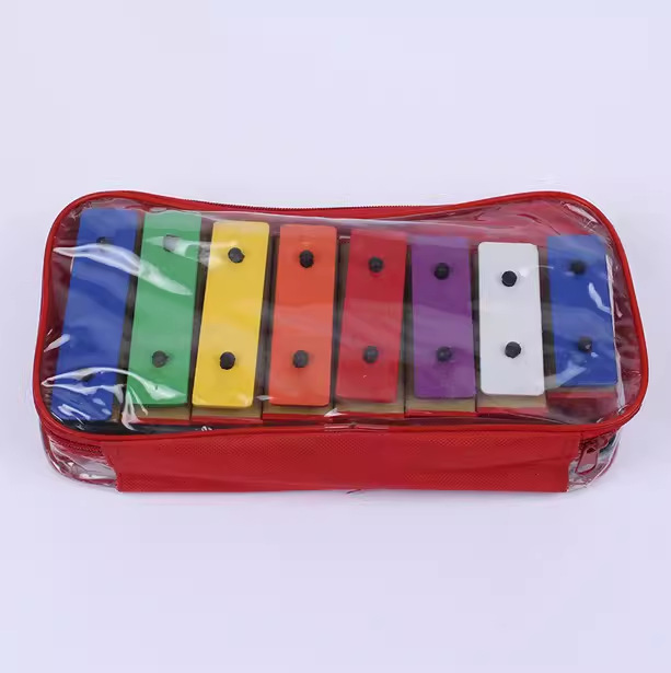 Sonido ladrillo Orf útiles de enseñanza profesionales de ladrillo de sonido de octavo de la educación de la mañana sonido bloques de jardín de infantes estudiantes de piano de mano campana