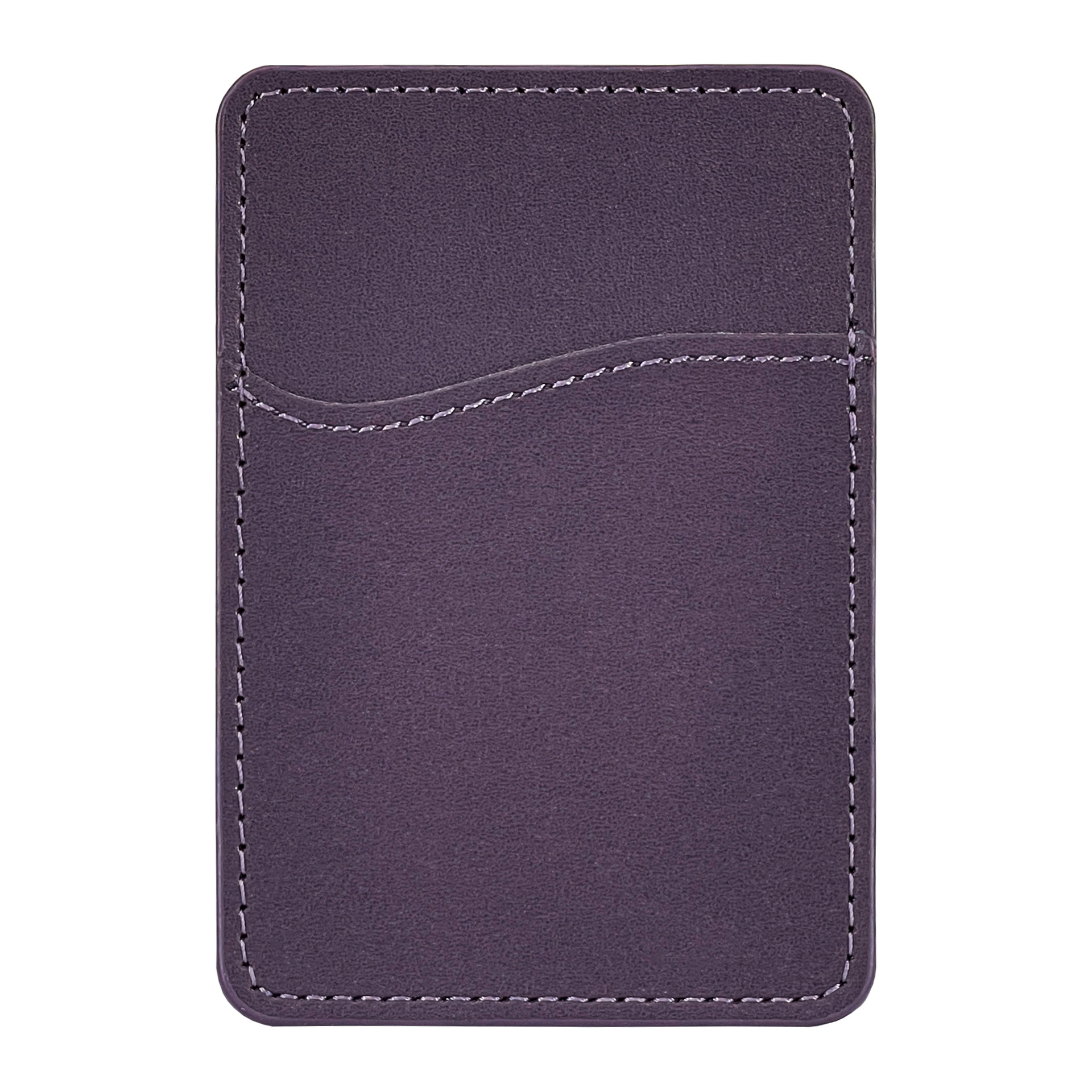 Suministro directo de fábrica, funda para tarjeta trasera de teléfono móvil, cuero PU, LOGOTIPO imprimible, adecuado para impresión UV, serigrafía, impresión en relieve