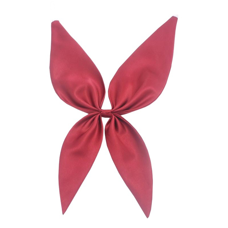 Fábrica al por mayor Goldfish nudo color sólido pajarita collar flor hembra-libre triángulo bufanda seda superficie marinero traje JK uniforme pajarita