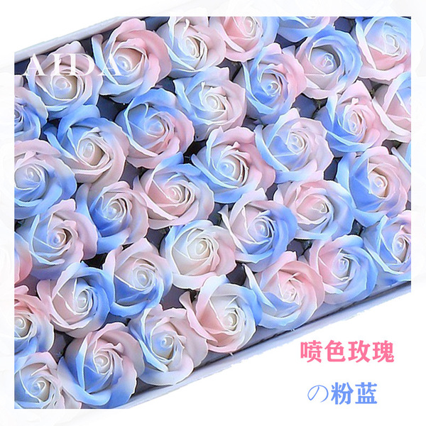 soap for St. Valentine's Day contains rose