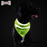 Флуоресцентный шарф на липучке, светящийся светоотражающий слюнявчик