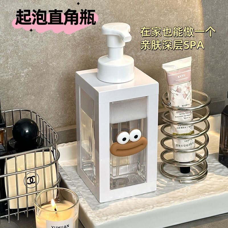 慕斯起泡瓶手动按压洗面奶洗手液洗发水泡沫瓶大容量打泡器分装瓶|undefined