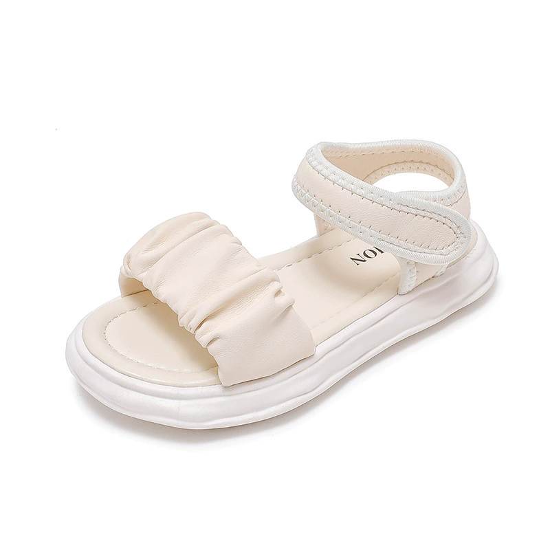 Soft sandals, summer shoes for princess, children's sports beach footwear for leisure, soft sole, for teenagers