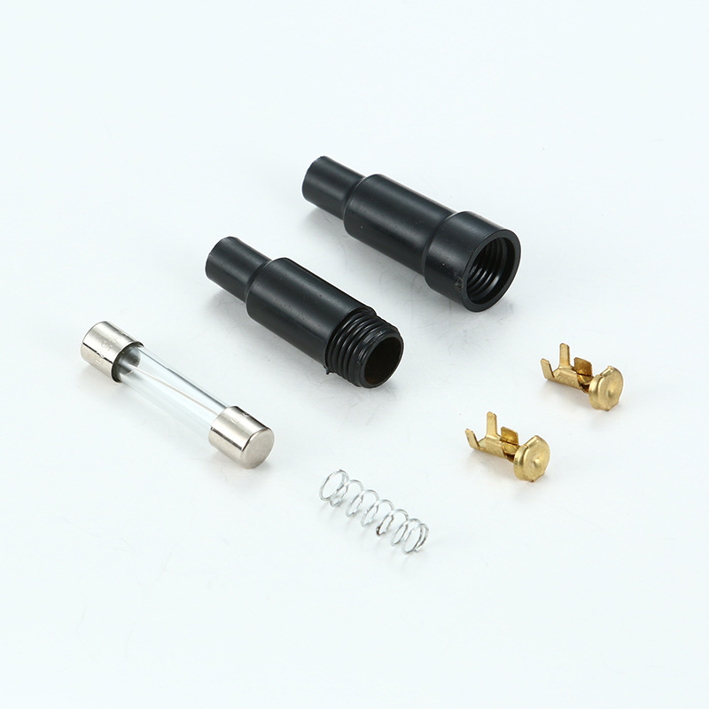 厂家批发5*20保险丝盒引线保险丝座线束保险盒带线保险座生产加工