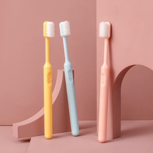 Candy color toothbrush with soft bristles for adults, couple, home decoration, home with protective cover, high-end toothbrush manufacturer wholesale