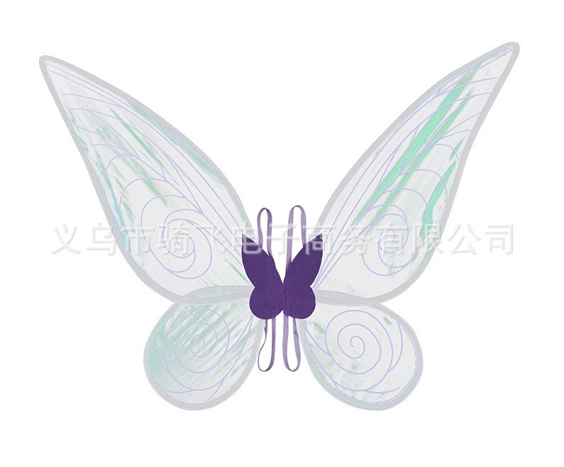Alas de mariposa elfo transfronterizo plegable colorido alas de Ángel grandes niños adultos accesorios de rendimiento del Festival