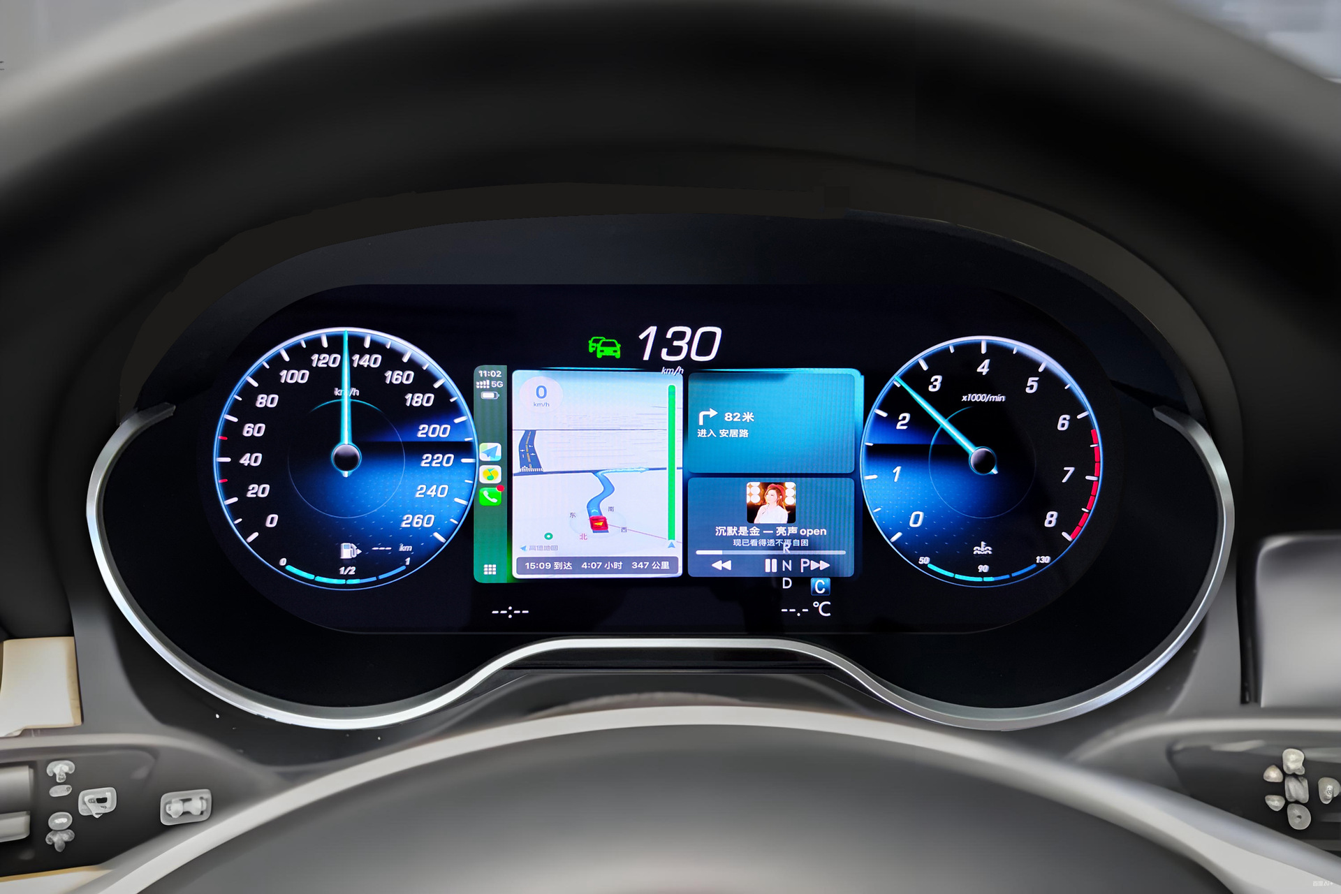 Suitable for Mercedes-Benz a Cla/Gla New Models, the Lcd Instrument Panel Supports Carplay, Android Auto, and Hicar