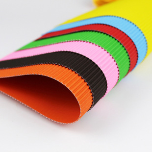Corrugated paper wave paper handmade folding paper material young children color DIY handmade paper a4 model paper mold material