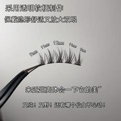 One-piece pure wild devil false eyelashes, Western and Eastern mixed style, for women, natural simulation, whole lodo Luo Dou eyelashes