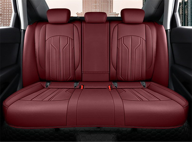 Car Seat Covers, Special Car Seat Cushions, Universal Seat Covers for All Seasons, Five-Seater Full Surround Pu Leather Car Seat Cushions