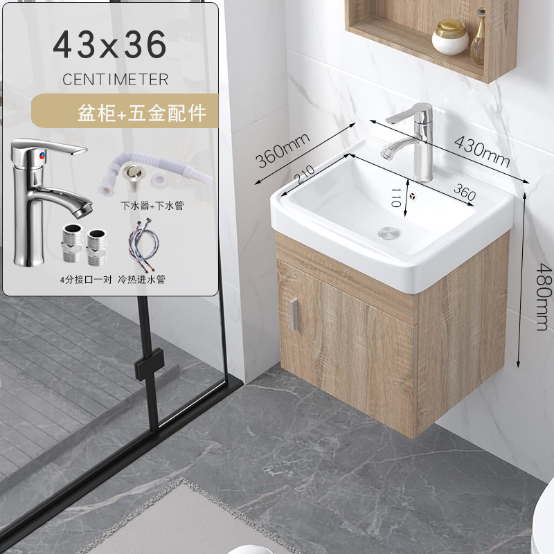 4336 Gabinete colgante + agua + grifo