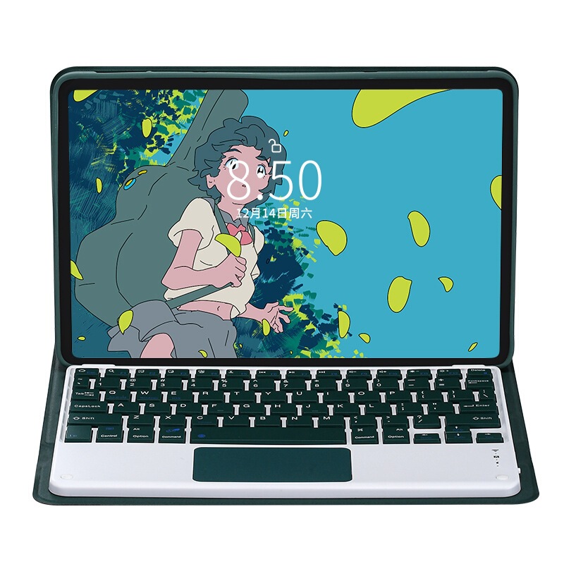 Suitable for Samsung Galaxy Tab S6 Lite Bluetooth Keyboard Protective Cover 10.4inch P610 P615 Pen Slot