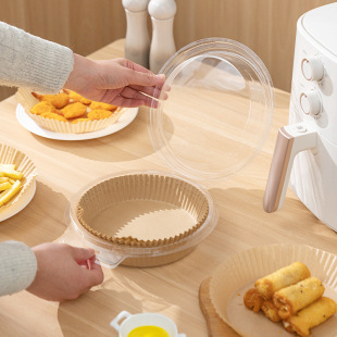 Japanese Kinbata Air Fryer Paper Paper Pad Oil-Absorbing Paper Pad Baking Household Food Round Paper Plate