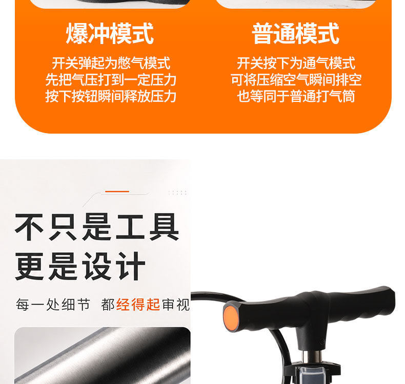High-Pressure Inflator for Bicycles, General-Purpose for Cars, Motorcycles, Electric Vehicles, and Vacuum Tires