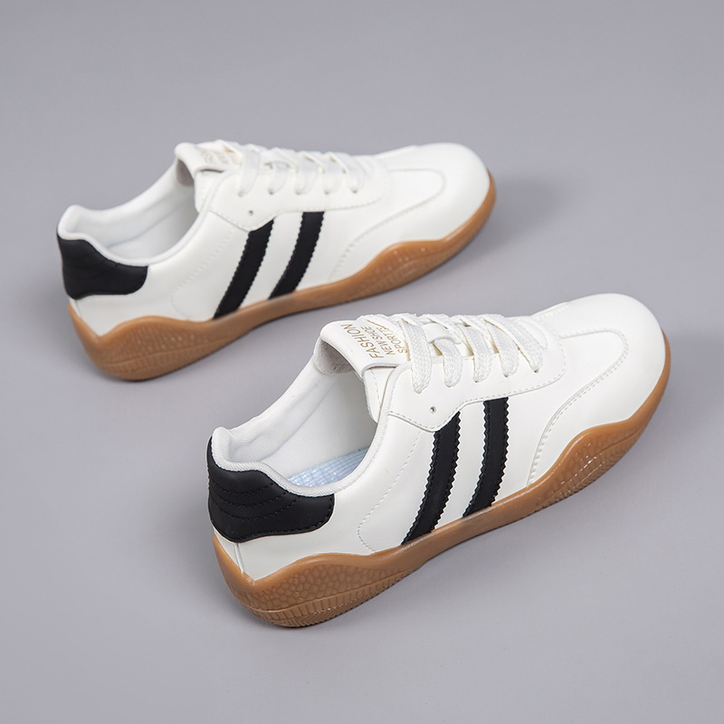 2026 Spring New Lightweight Versatile German Training Shoes Fashionable Soft-Soled Women's White Casual Non-Slip Sports Shoes
