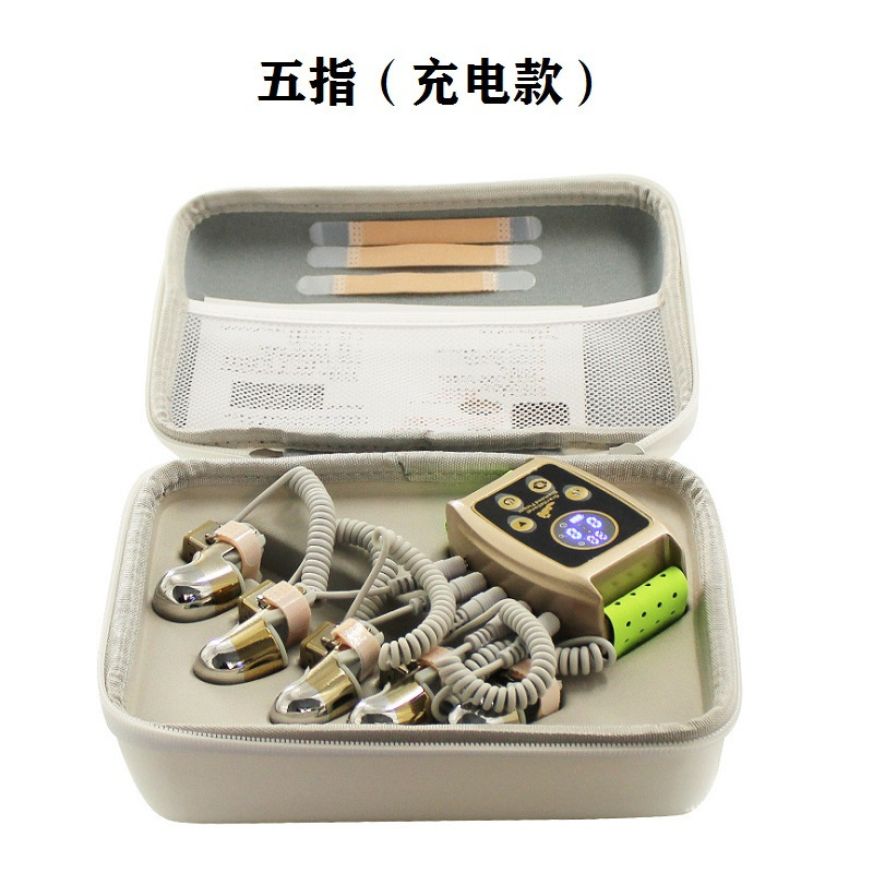 跨境便携式金刚指五指瑜伽私教智能手数字金手指微电美容养生仪厂|undefined