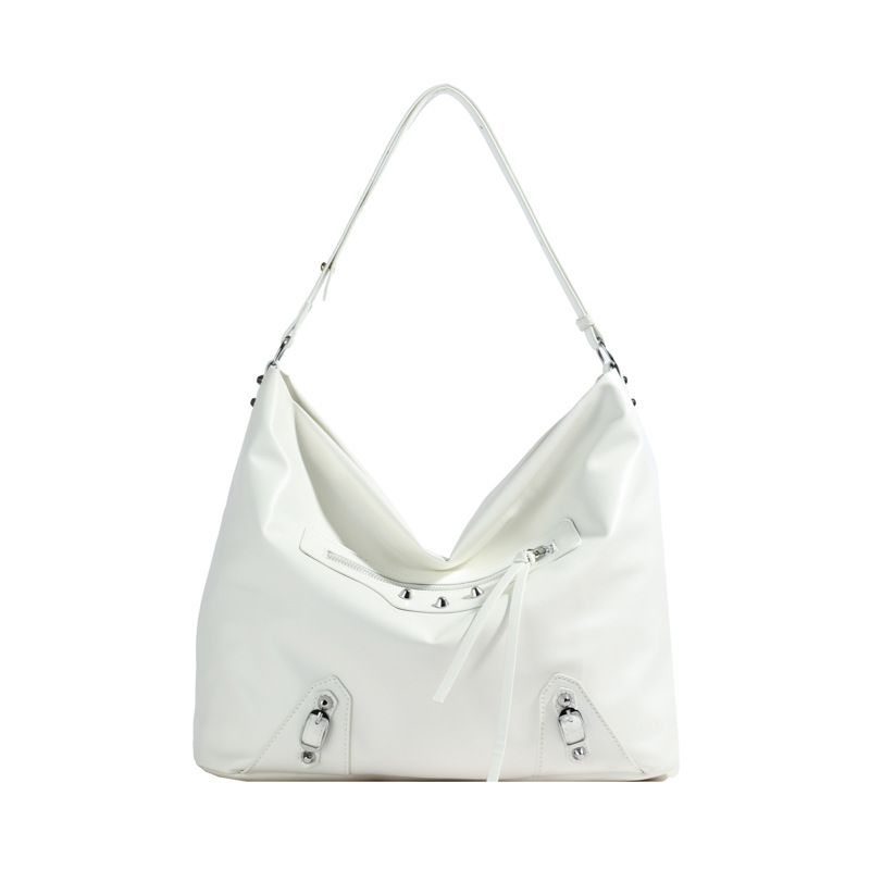 Bolso de gran capacidad para mujeres 2025 nueva moda popular de viaje de hombro mochila cubo tote simple versátil