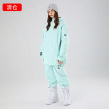 雪怡派2122单板滑雪服套装男女双板保暖防风防水潮牌分体雪服雪裤