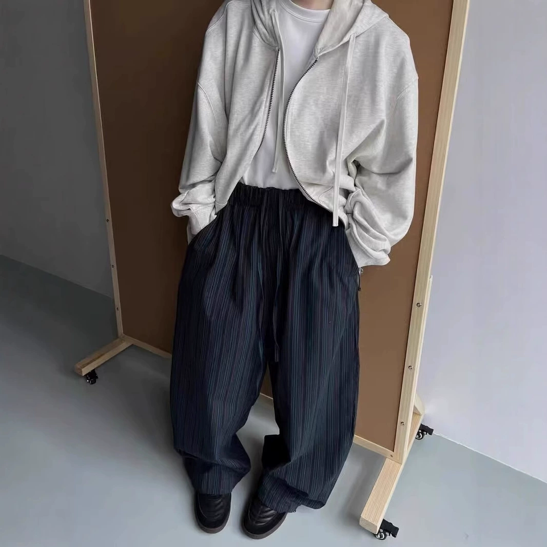 Brand retro trousers for leisure, loose fit, oversize