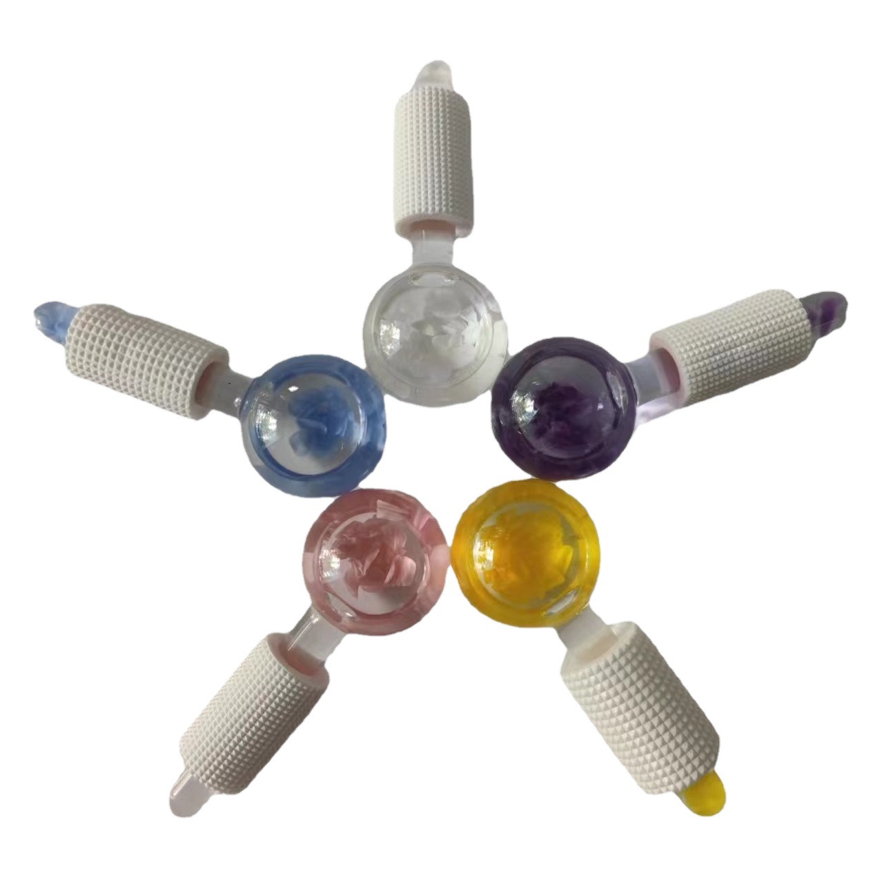 Factory Supply Beauty Ice Ball Powder Crystal Ice Ball Ice Therapy Face Massage Glass Beauty Ball Ice Ball