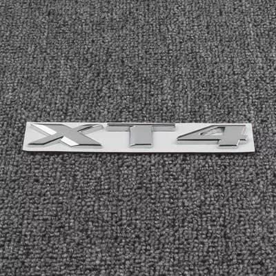 Car logo – for Cadillac CT4, CT5 - standard-xt4-bright-silver