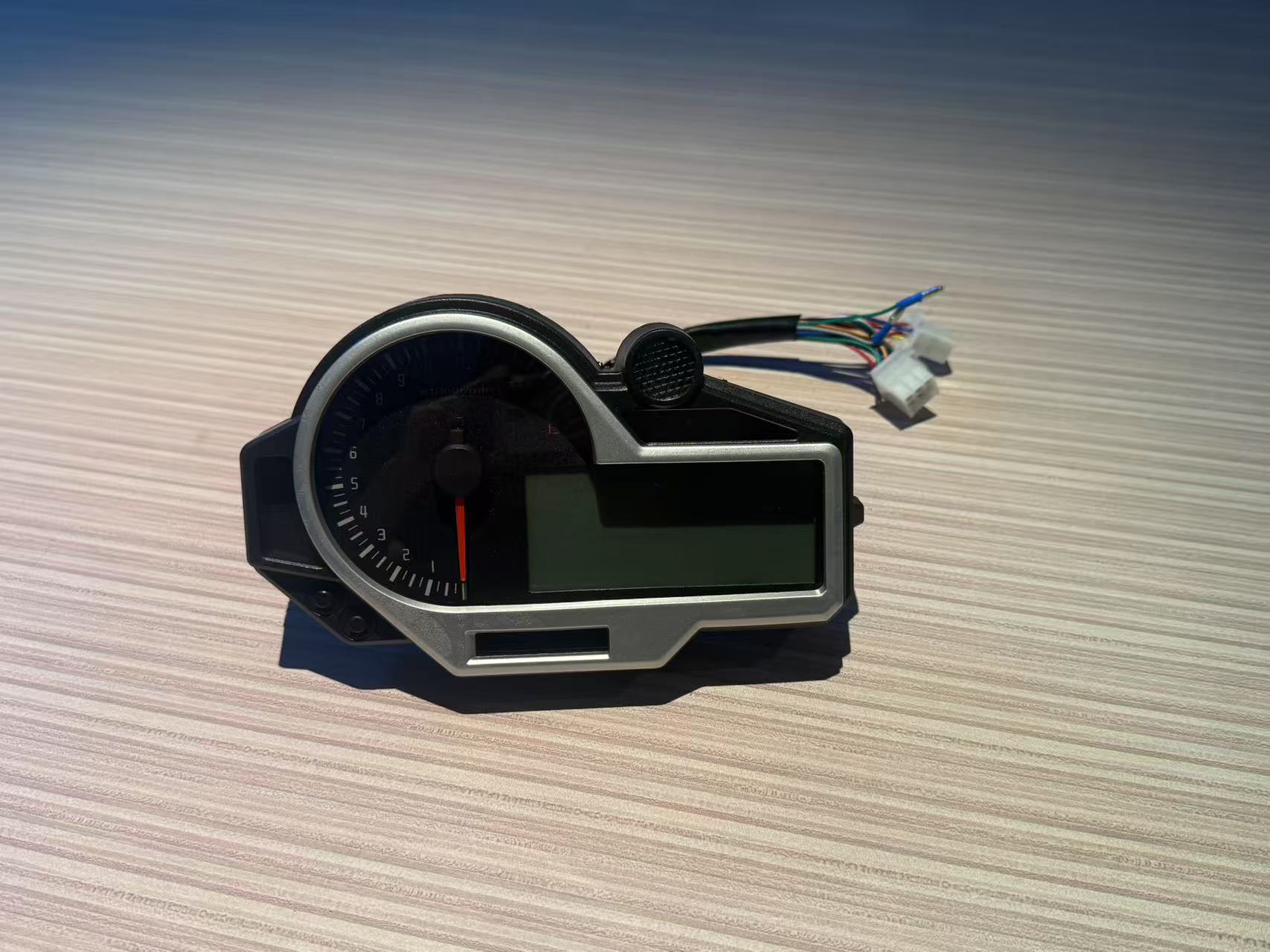 Motorcycle Lcd Instrument Speedometer Tachometer N1-6 Gear Water Temperature Fuel Gauge Accessories Single Instrument Panel Odometer