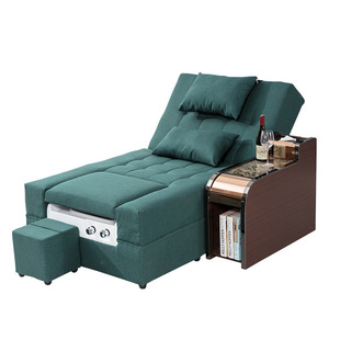 Footbath Electric Reclining Chair Room Pedicure Sofa Foot Bath Sauna Bed Ear Massage All-In-One Foot Bath with Foot Bath
