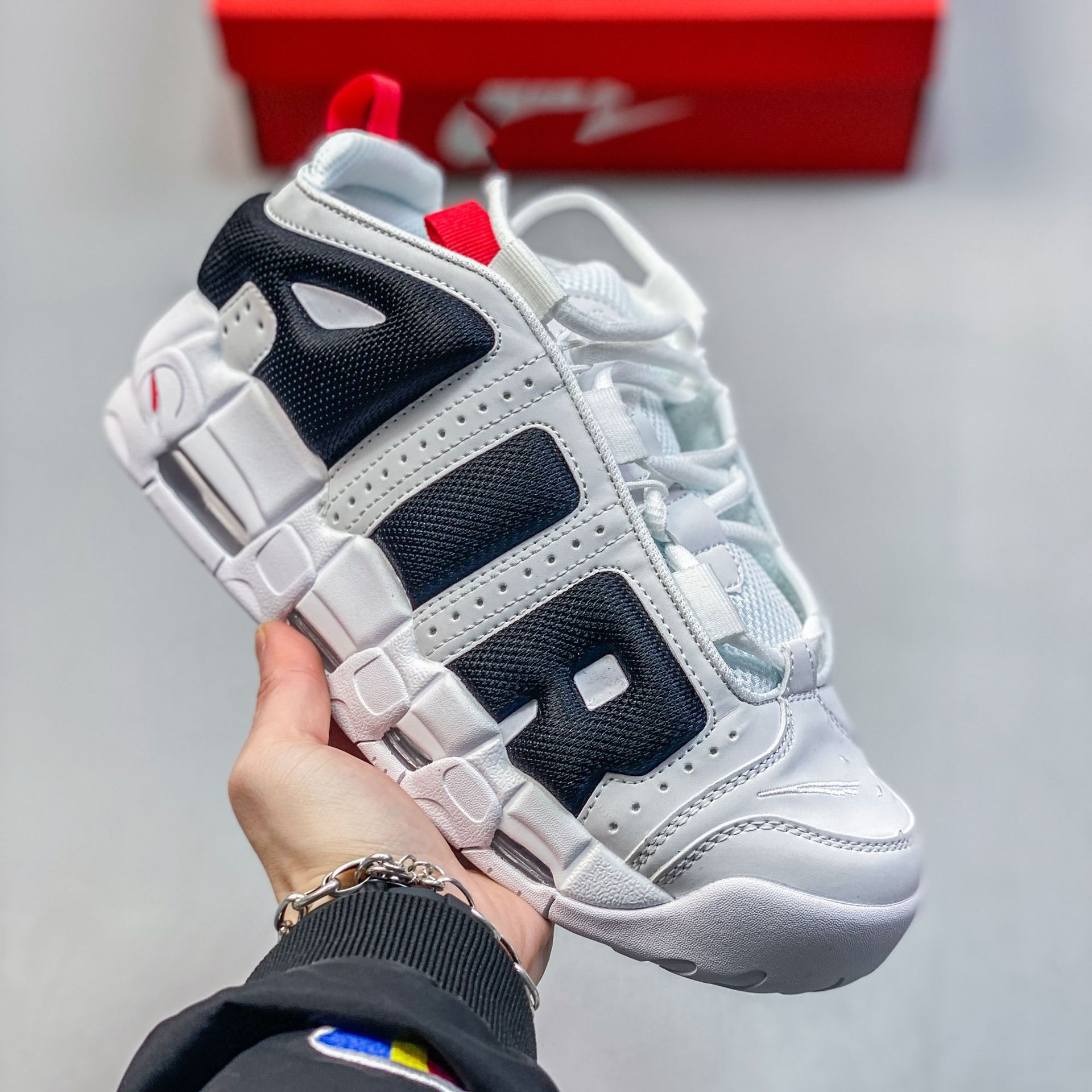 Zapatos de baloncesto de aire de cuero puro 3M zapatos deportivos casuales con almohadilla de aire negro y blanco panda alienígena zapatos para hombres y mujeres