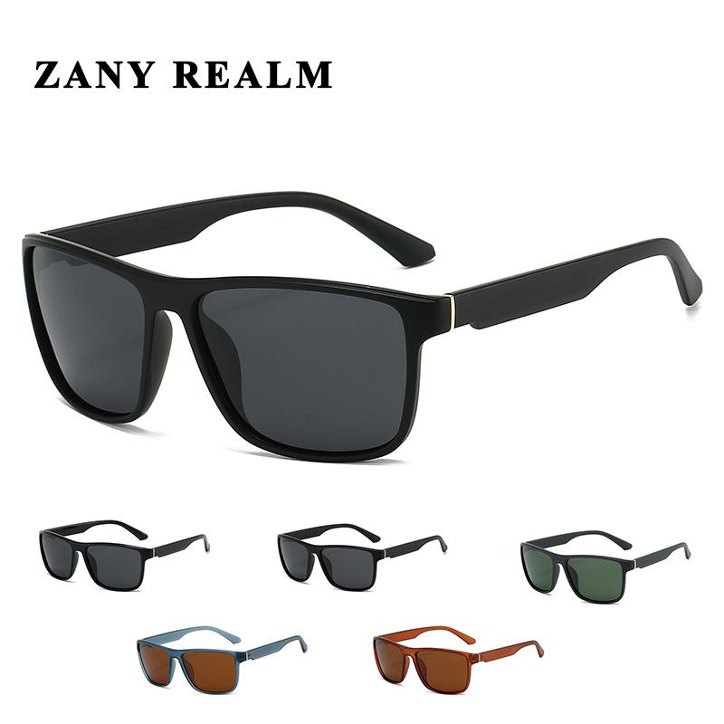 Gafas de sol retro de comercio exterior europeo y americano, gafas de sol polarizadas de conducción 24 nuevas gafas deportivas de alta gama para hombres del todo fósforo