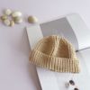 Brand children's colored woolen knitted hat with hood hip-hop style