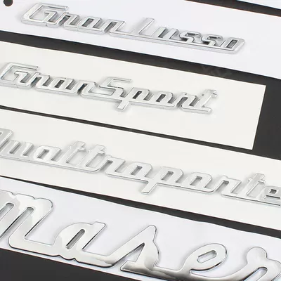 Car logo emblems, and Levante rear emblems; car